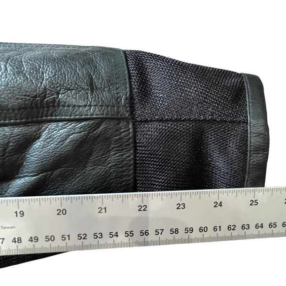 River Road Motorcycle Jacket Men's Size 44 Mesh Ventilated Black Zip Out Liner - Picture 14 of 16